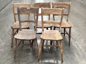 Five Oxford kitchen chairs