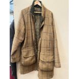 A Chrysalis tweed gentleman's wool overcoat. Large size. 42-44.