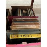 A box of books, subjects to include wood engraving, art etc.