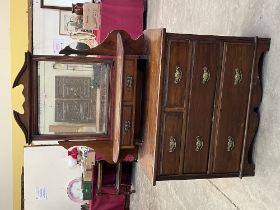 An Edward VII dressing chest. 42' wide