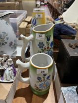 Three items of Polish ceramics