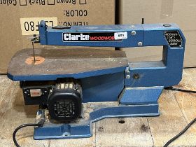 A Clark woodworker 16" scroll saw.