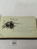 A WWI period autograph book.