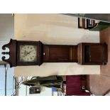 A 19th century oak and mahogany 30hr longcase clock, the 13" dial signed Griffith Davies Dolgelly.