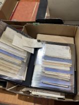 A box of Victorian stamps, covers etc.