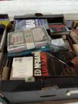 A box of Ed MacBain crime novels