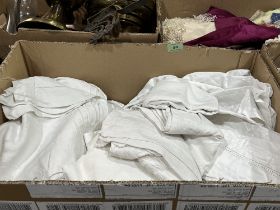 A box of pillow cases.