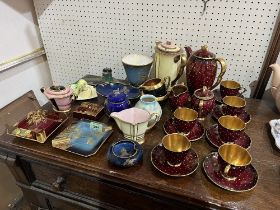 Miscellaneous Carlton Ware to include a 15 piece coffee service.