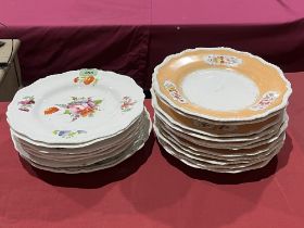 A collection of 19th century plates.