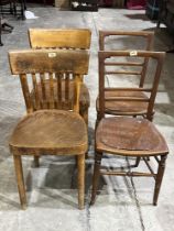 A pair of Air Ministry chairs and another pair.