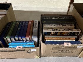 Two boxes of antiques reference books.