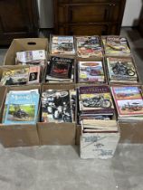 An extensive collection of transport magazines, classic cars etc.