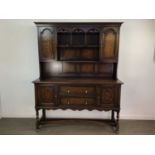 A WYLIE & LOCHHEAD OAK DRESSER