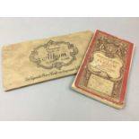 A CARRERAS "SLIP-IN" CIGARETTE ALBUM AND A MAP OF GLASGOW DISTRICT