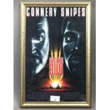 SEAN CONNERY SIGNED RISING SUN POSTER