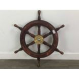 A SHIP'S WHEEL