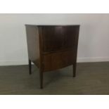 A MAHOGANY POT CUPBOARD