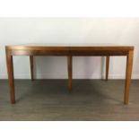 CHERRYWOOD DINING TABLE AND FOUR CHAIRS