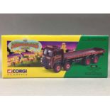 A GROUP OF THREE CORGI CLASSICS 'THE SHOWMANS RANGE' MODEL VEHICLES