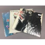 THE ROLLING STONES STICKY FINGERS LP AND TWO OTHERS