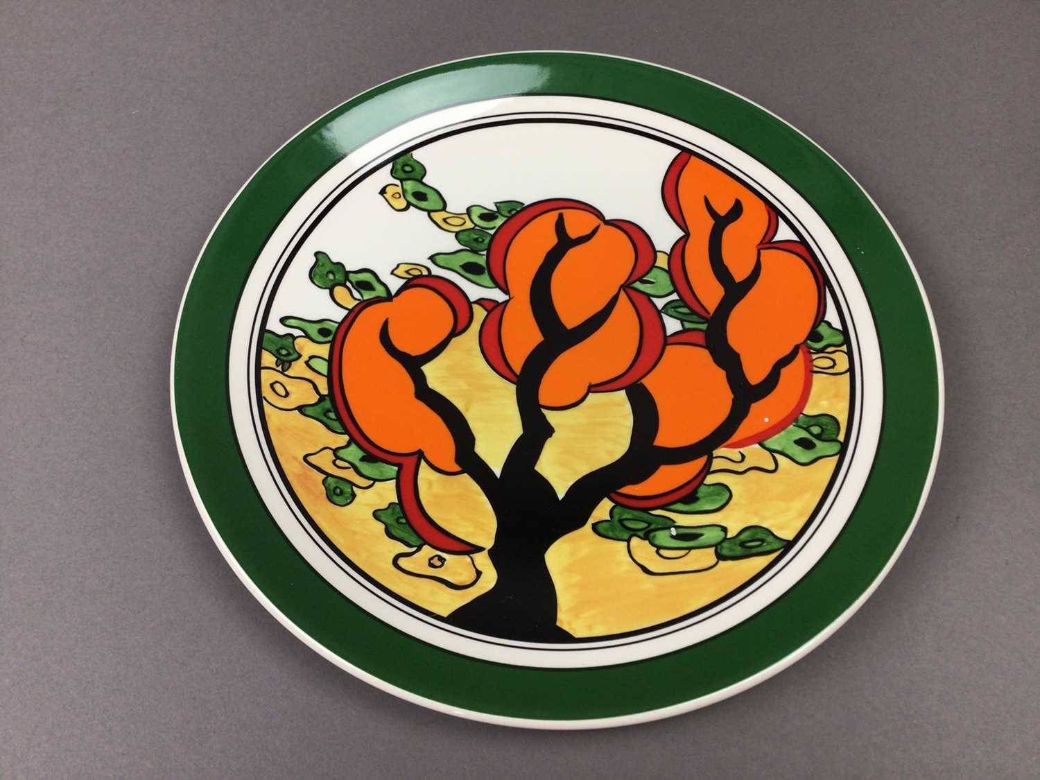 FOUR BRADFORD EXCHANGE 'CLARICE CLIFF' WALL PLATES - Image 3 of 4