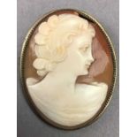 A CAMEO BROOCH, RING AND OTHER ITEMS