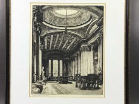 TWO ETCHINGS BY WILFRED CRAWFORD APPLEBY