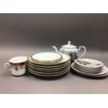 A LIMOGES PART TEA SERVICE AND OTHER TEA WARE