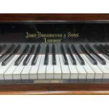 JOHN BROADWOOD & SONS OF LONDON, ROSEWOOD BOUDOIR GRAND PIANO