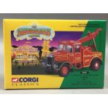 A GROUP OF THREE CORGI CLASSICS 'THE SHOWMANS RANGE' MODEL VEHICLES