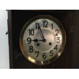 MAHOGANY WALL CLOCK