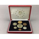 1992 PIEDFORT PROOF COIN SET AND TWO SILVER PROOF COINS