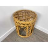 WICKER COFFEE TABLE 20TH CENTURY