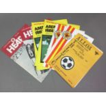 COLLECTION OF VINTAGE FOOTBALL PROGRAMMES