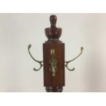 REPRODUCTION MAHOGANY HAT AND COAT STAND