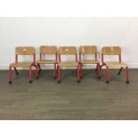 COLLECTION OF CHILDS CHAIRS 20TH CENTURY