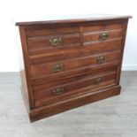 WALNUT CHEST OF DRAWERS VICTORIAN