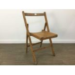 VINTAGE FOLDING WOOD CHAIR BY DECS LTD