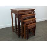 CHINESE NEST OF FOUR TABLES