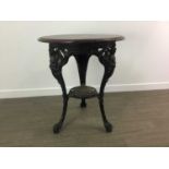 CAST IRON PUB TABLE 20TH CENTURY