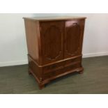 YEW WOOD REPRODUCTION TELEVISION CABINET