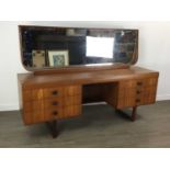 TEAK DRESSING TABLE WITH MIRROR