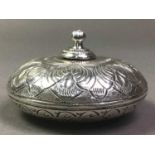 SILVER OIL LAMP