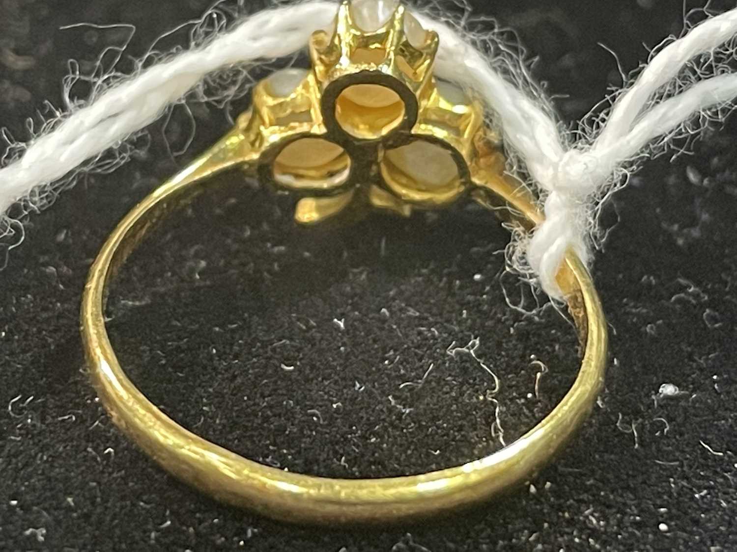 CHINESE GOLD DRESS RING - Image 3 of 5