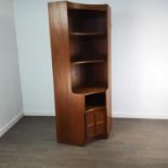 NATHAN TEAK CORNER CABINET