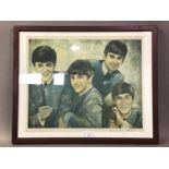 BEATLES INTEREST - AFTER LEO JANSEN LIMITED EDITION LITHOGRAPH, 1964