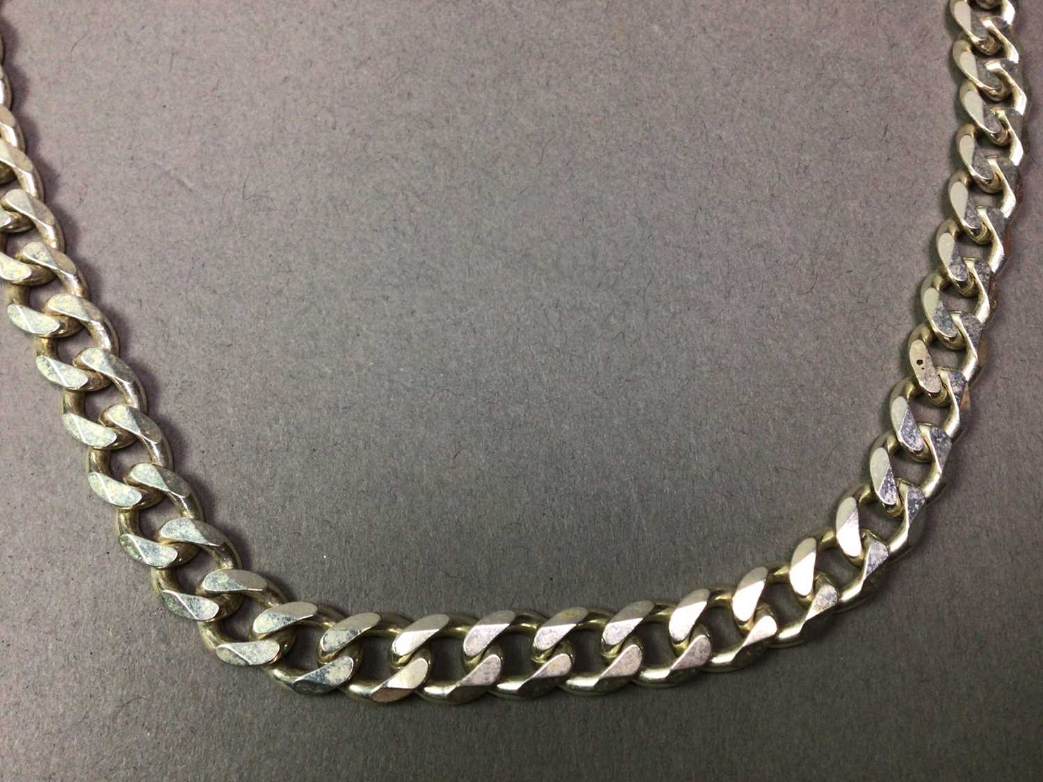 SILVER NECKLACE AND OTHER ITEMS