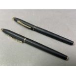 MID-LATE 20TH CENTURY CROSS PEN SET AND OTHER PENS