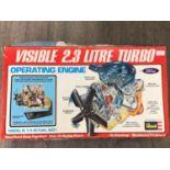 REVELL, VISIBLE 2.3 LITRE TURBO OPERATING ENGINE MODEL KIT