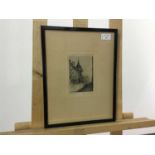 TWO ETCHINGS BY M M MUDGE AND AN ETCHING BY MARY MACKAY